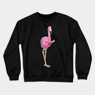 Flamingo Hairdresser Hair clip Crewneck Sweatshirt